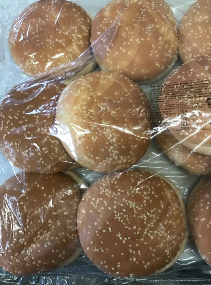 Pain hamburger au sésame