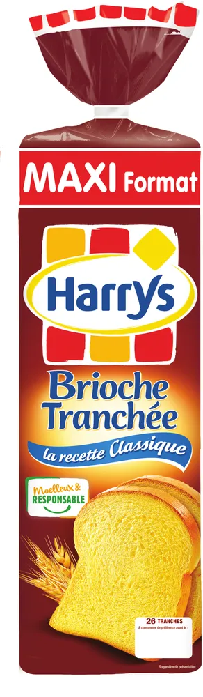 Brioche tranchée nature