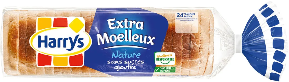 Pain Extra Moelleux nature sans sucres ajoutés