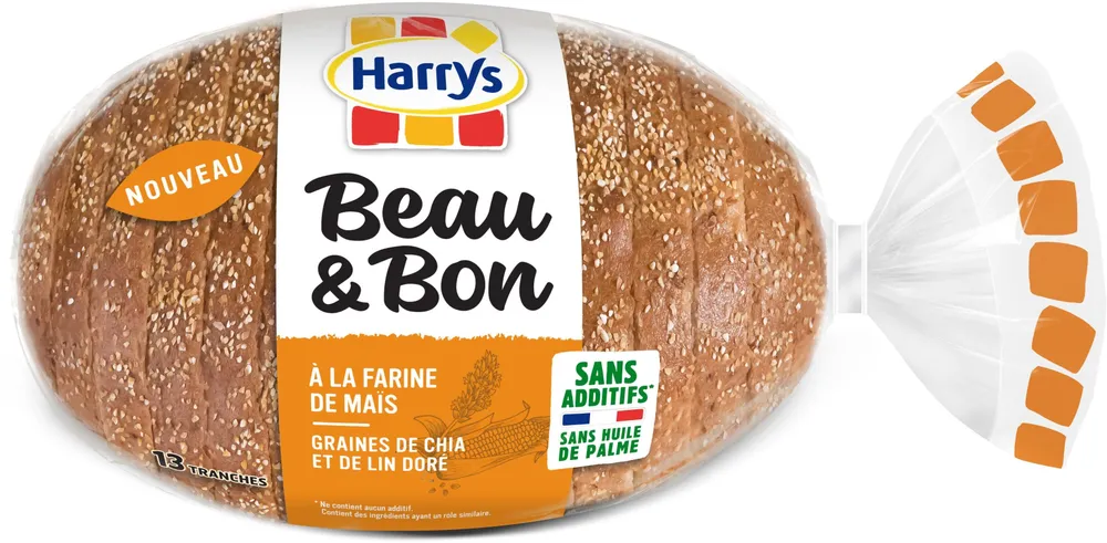 Pain de mie Maïs Lin doré & Chia