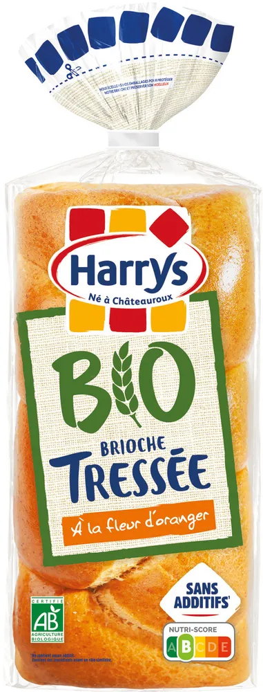 Harrys brioche tressée bio sans additifs 400g