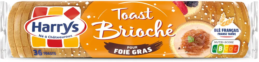 Toast brioche pour foie gras