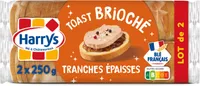 Lot de 2 toasts brioche te