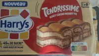 Goûter moelleux noisette et cacao tendrissime moins de sucres 264g x8
