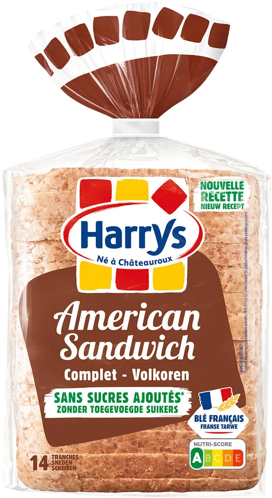 American Sandwich Complet Sans Sucres Ajoutés 600g