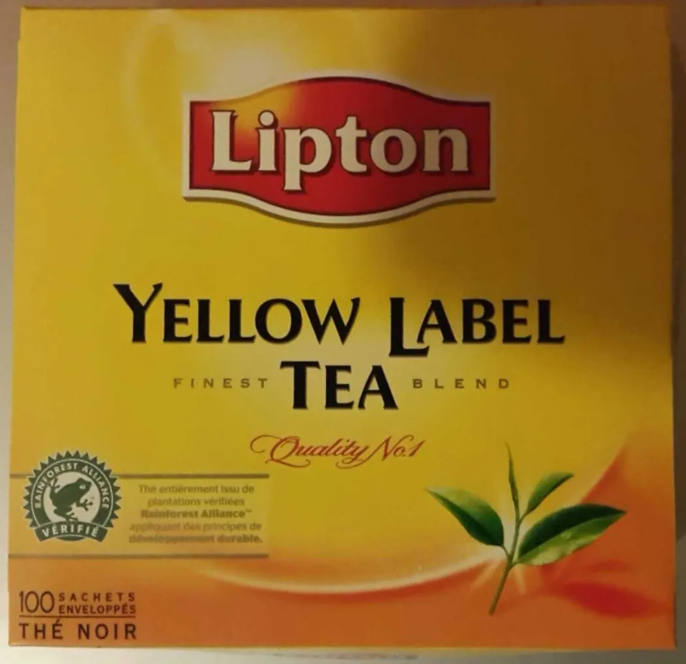 yellow label tea