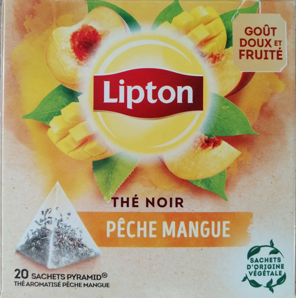 Lipton Thé Pêche Mangue 20 Sachets