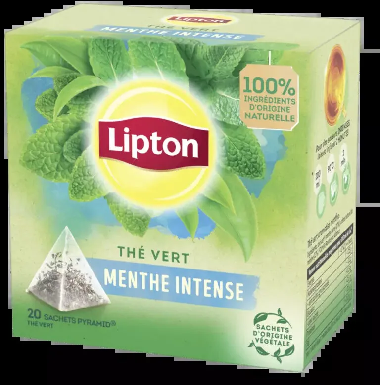 Lipton Thé Vert Menthe Intense 20 Sachets