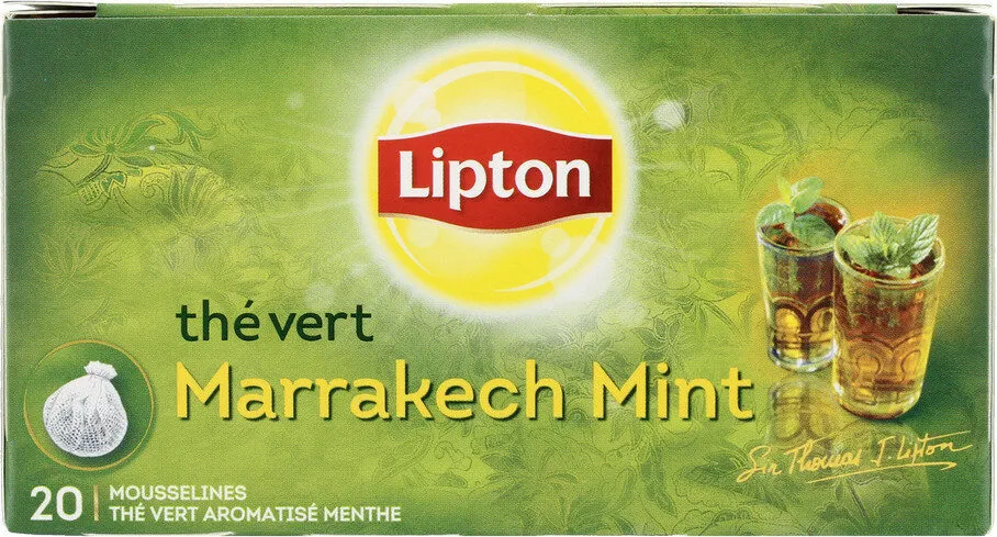 Lipton Thé Vert Marrakech Mint 20 Sachets