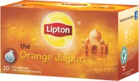 Lipton Thé Noir Orange Jaïpur 20 Sachets Mousseline