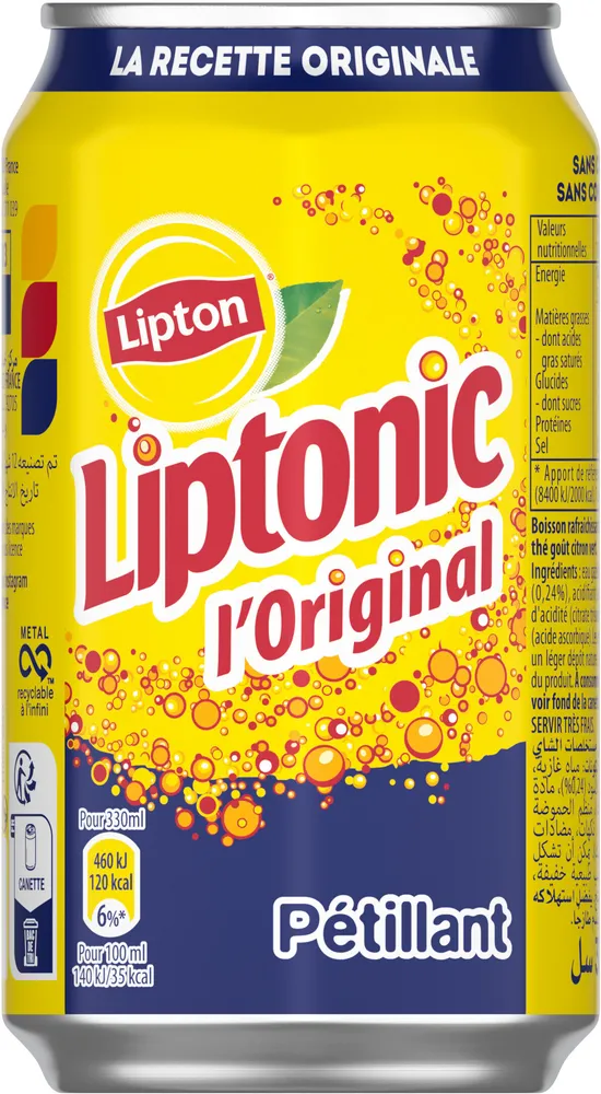 Lipton Liptonic l'original pétillant 33 cl