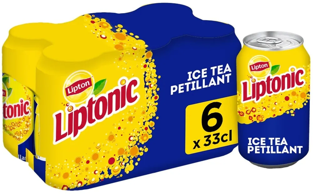 Lipton Liptonic l'original pétillant 6 x 33 cl