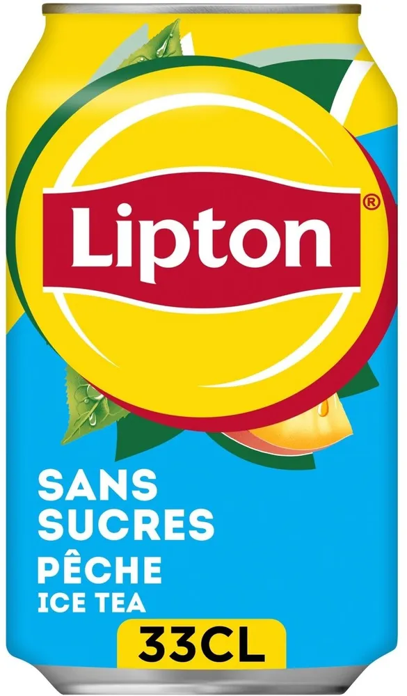 Lipton Ice Tea saveur pêche sans sucres 33 cl