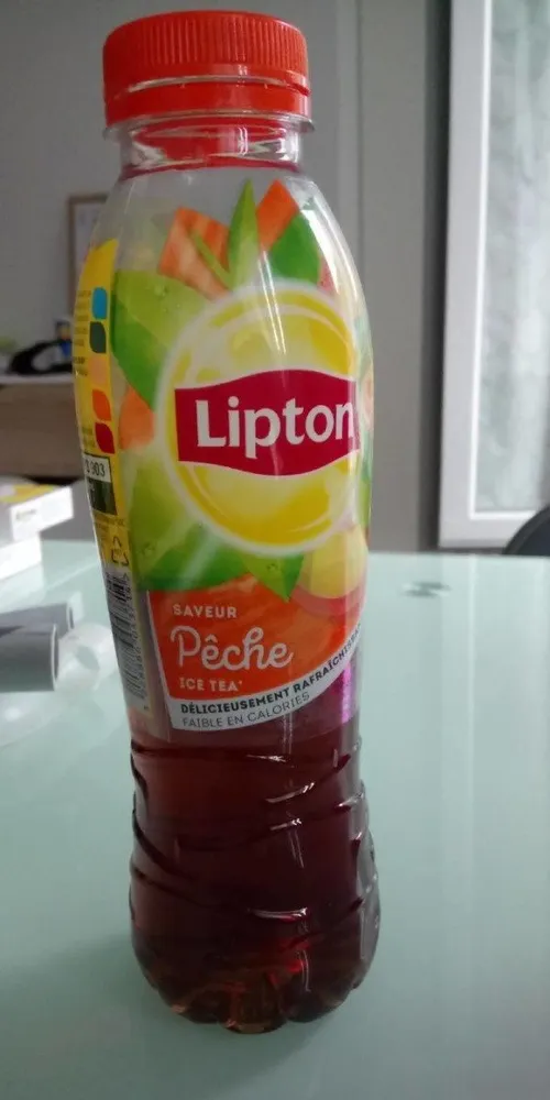 Ice tea saveur pêche