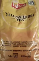 Yellow label tea