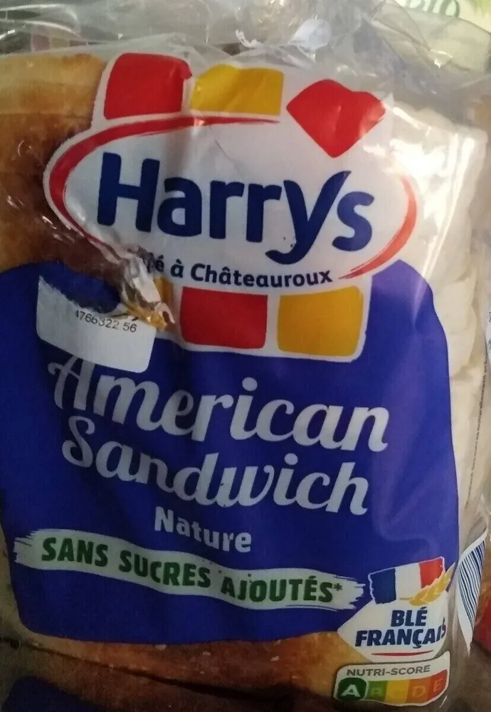 Pain de mie american sandwich nature sans sucre ajoutés