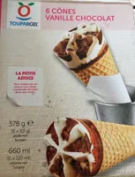 Cônes vanille chocolat