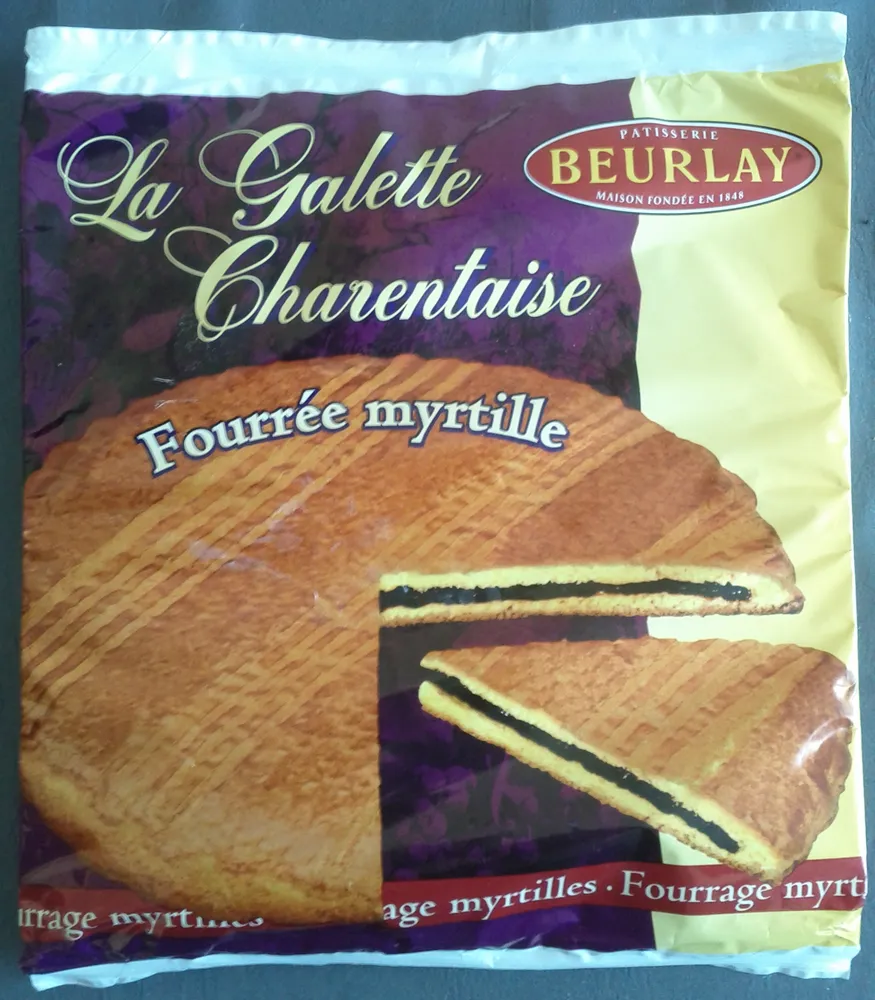 La Galette Charentaise fourrée myrtille