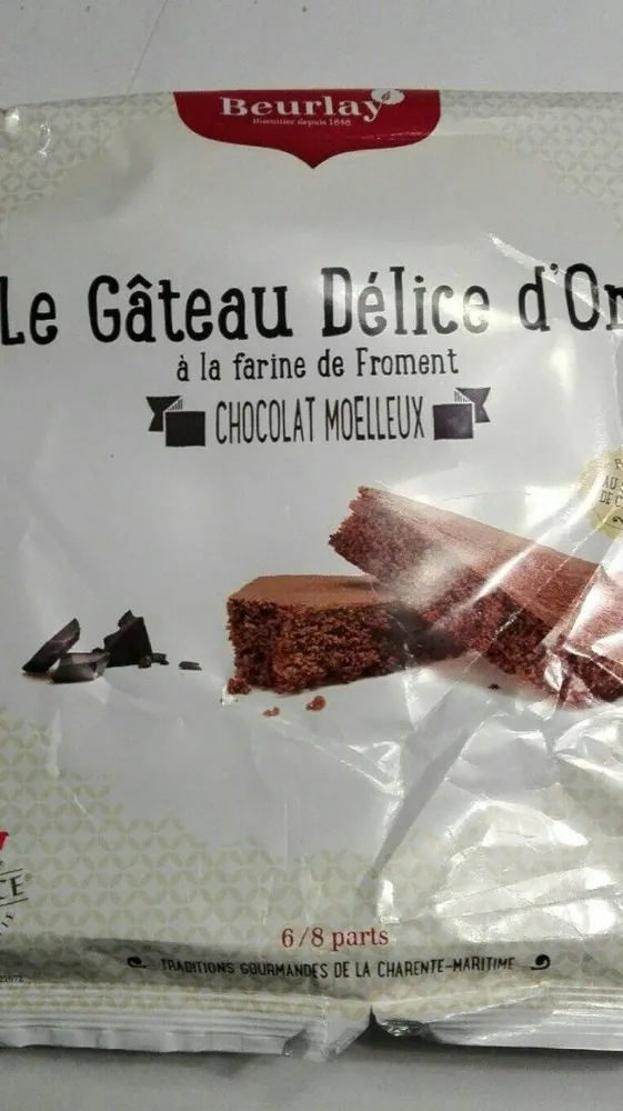 Le gâteau delice d'or