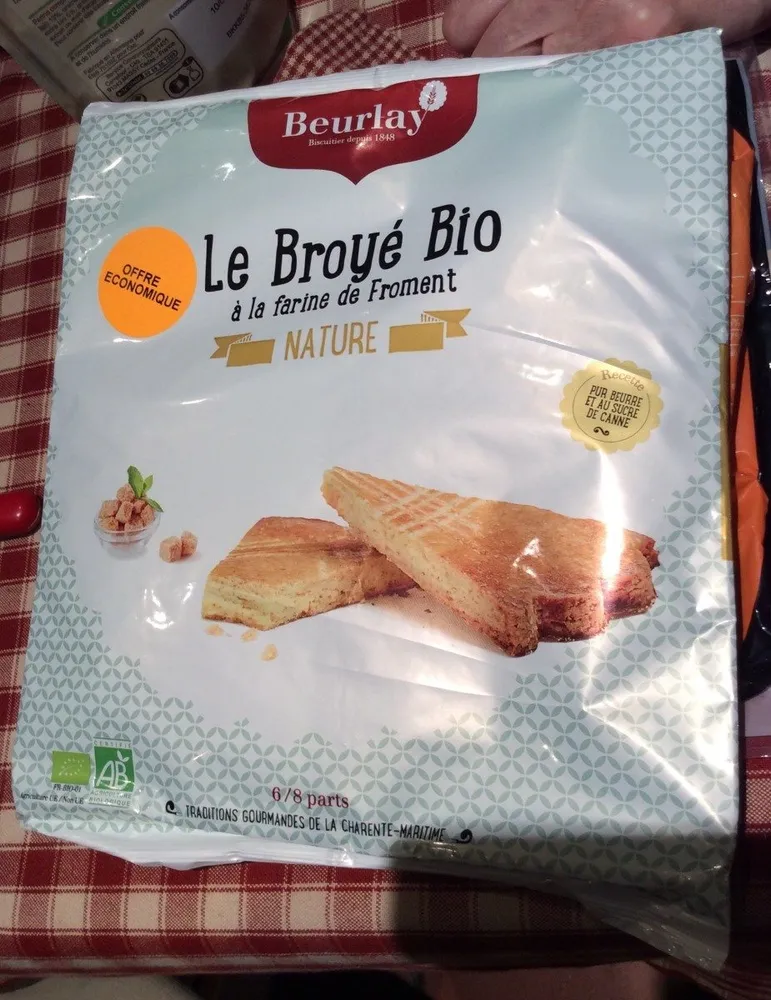 Le broyé bio à la farine de froment