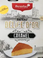 Gâteau délice d'or caramel