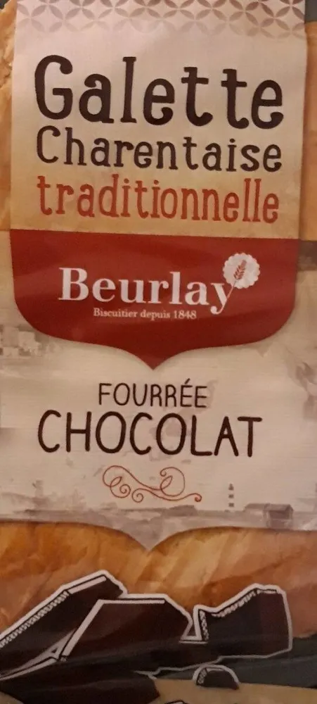 Galette charentaise fourrée chocolat