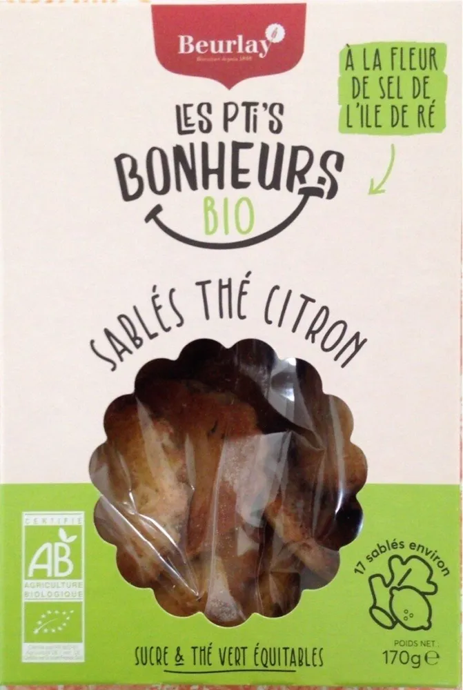 Sablés thé citron