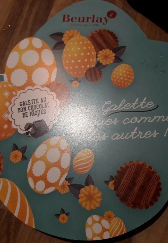 Galette Beurley fourré chocolat