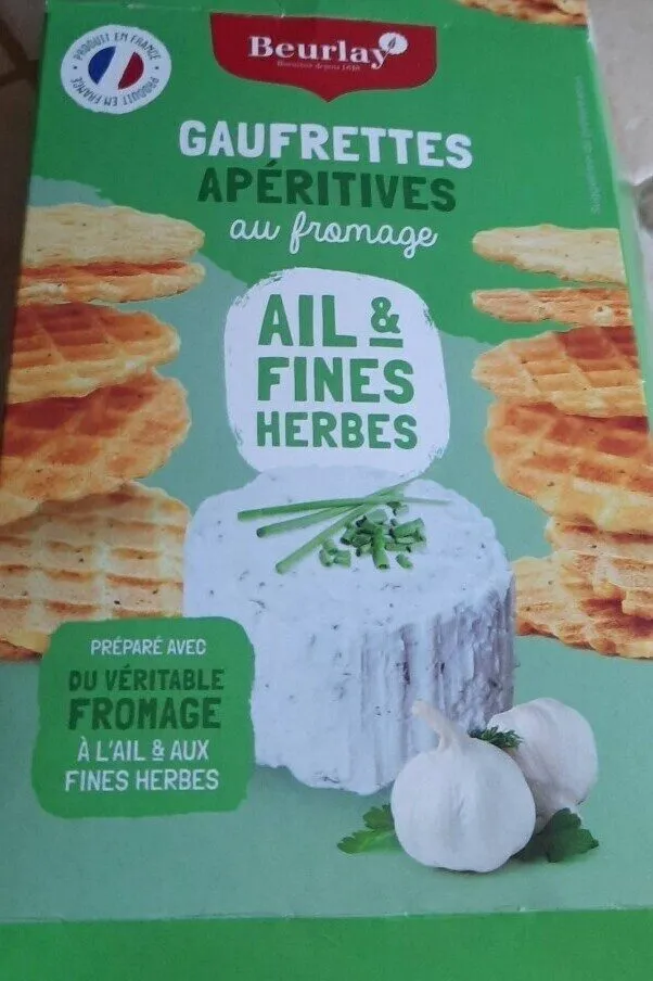 Gaufrettes apéritives Ail & fines herbes