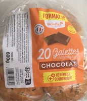 20 galettes charentaises chocolat