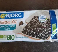 Galette riz chocolat noir coco