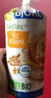 Galettes de riz et sésame