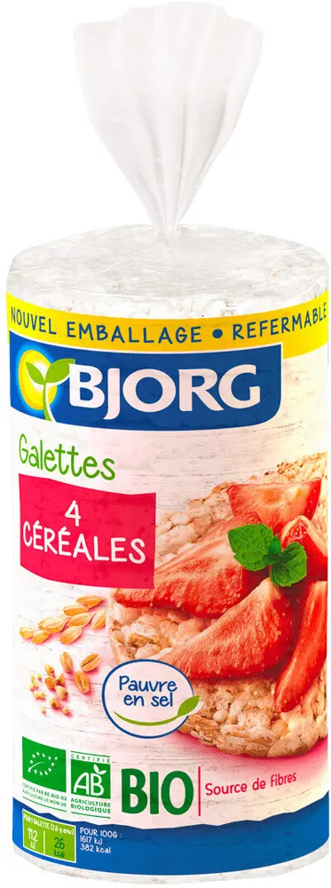 Galettes 4 Céréales Bio