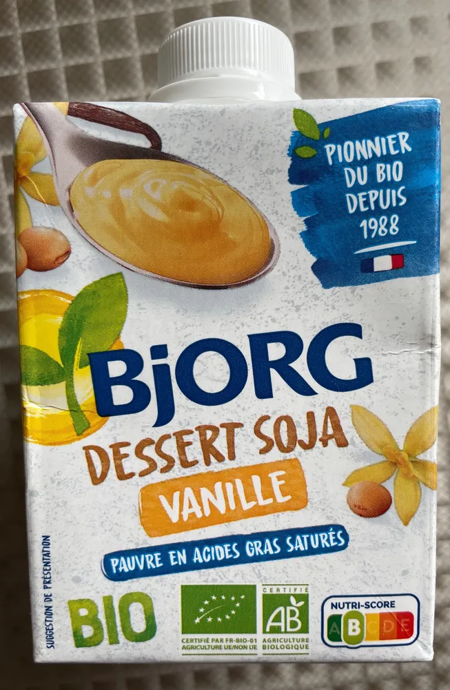Soja Dessert Vanille Bio