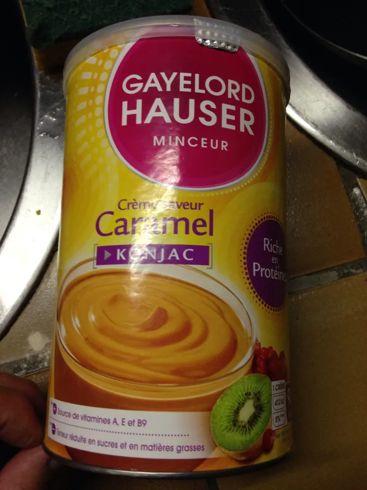 crème saveur caramel