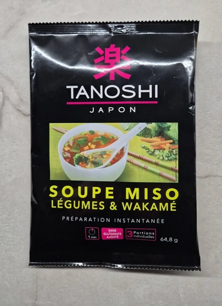 SOUPE MISO - LÉGUMES & WAKAMÉ