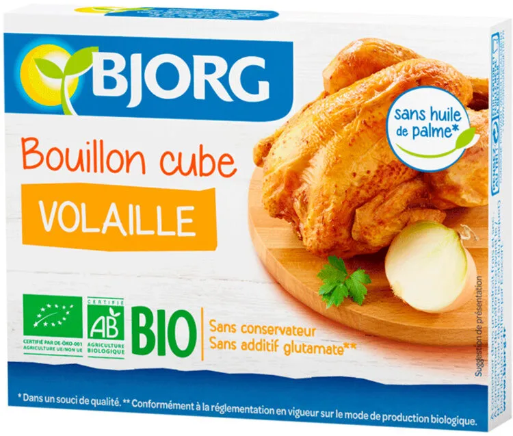 Bouillon cube volaille Bio