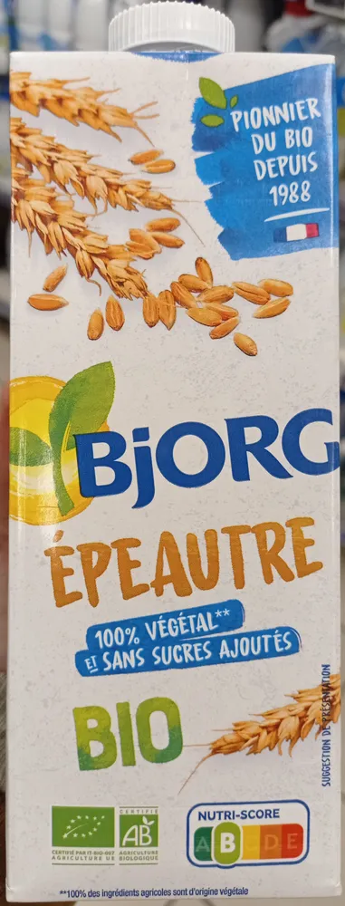 Epeautre sans sucres ajoutés - Bio