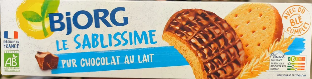 Sablissime chocolat au lait