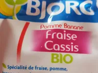 Compotes Gourde Pomme Fraise Cassis