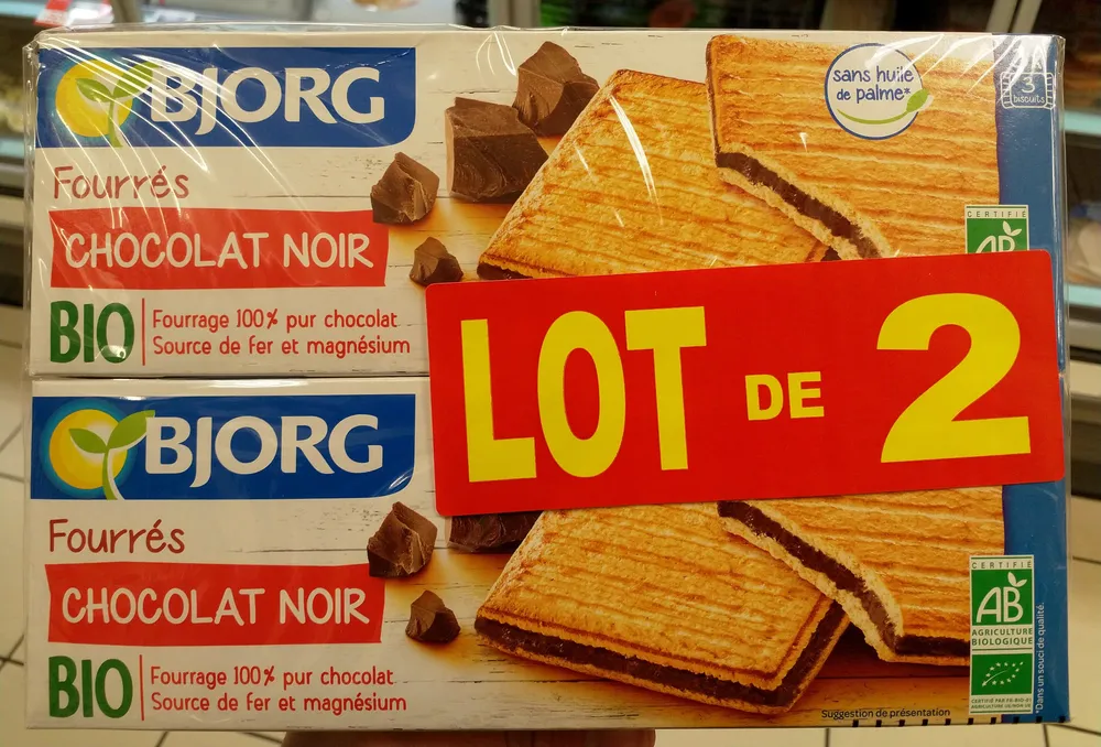 Fourrés chocolat noir