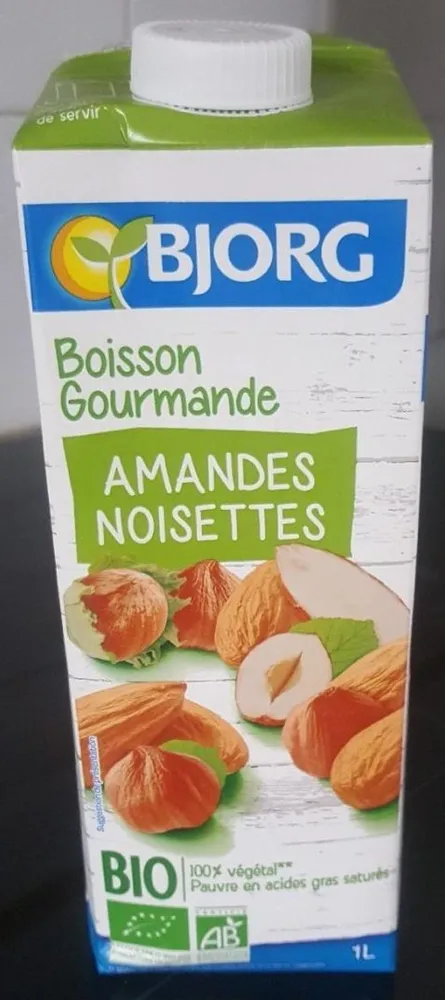 Boisson gourmande Amandes noisettes