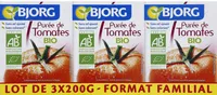 Purée de tomates bio
