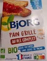 BJORG Pain grillé au blé complet