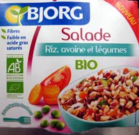 Salade Riz, avoine et légumes Bio Bjorg
