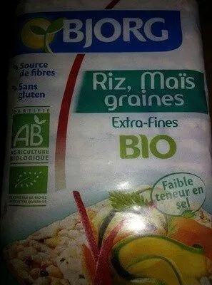 Galettes de Riz, Maïs, Graines