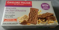 Biscuits de Son d'Avoine au Cacao