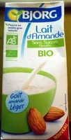 BjORG AMANDE ALMOND SANS SUCRE- NO SUGAR