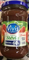 Confiture Fraises extrait de Stévia