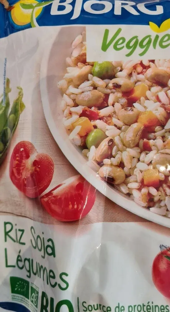 Riz soja légumes